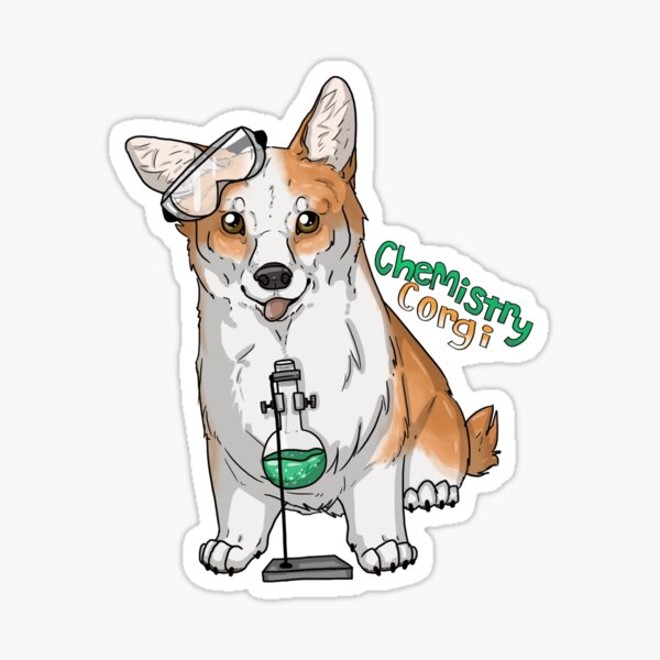 Item preview, Chemistry Corgi designed and sold by PookaBear.