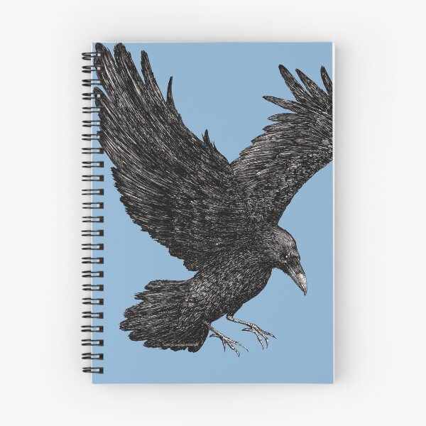 Item preview, Raven in Flight No. 1 designed and sold by zingbrain.