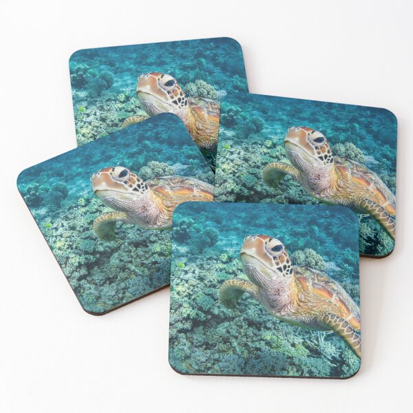 Item preview, Green Turtle on Great Barrier Reef designed and sold by Libby Sterling.