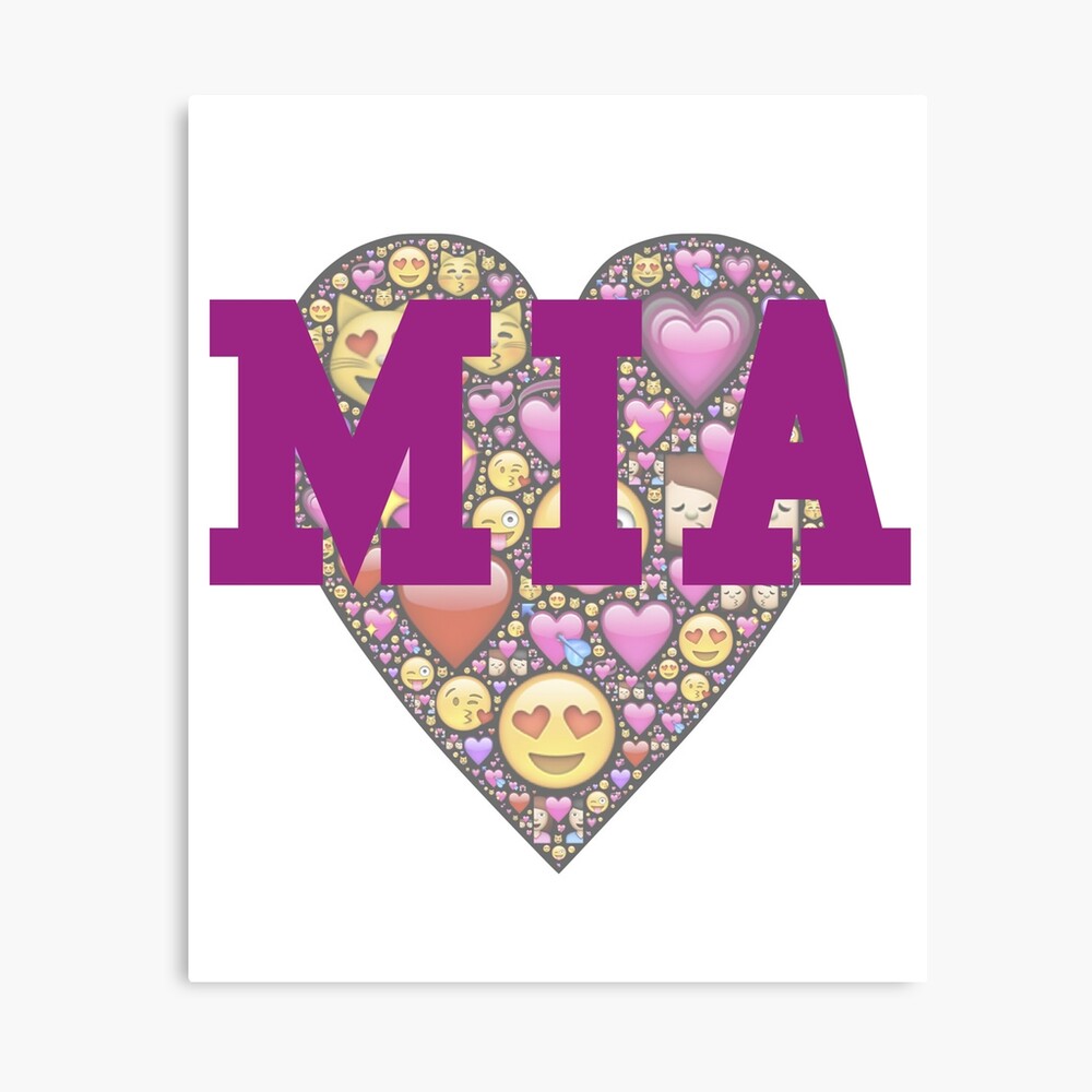 Mia Emoji Heart Design