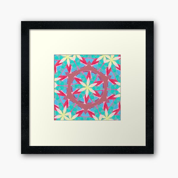 Malachite Winter Vacation Fall Into Winter Collection from Green Bee Mee Framed Art Print
