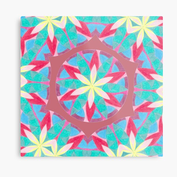 Malachite Winter Vacation Fall Into Winter Collection from Green Bee Mee Metal Print