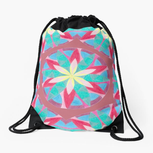 Malachite Winter Vacation Fall Into Winter Collection from Green Bee Mee Drawstring Bag