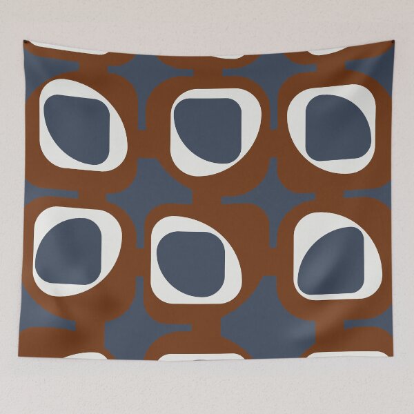 Item preview, Blue Grey Rust Nine Times Three  designed and sold by BlertaDK.