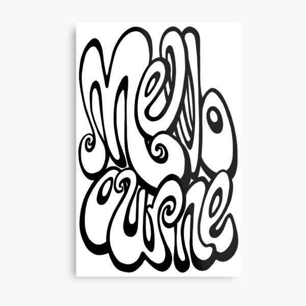 Item preview, Melbourne lettering - white and black designed and sold by bignose1977.
