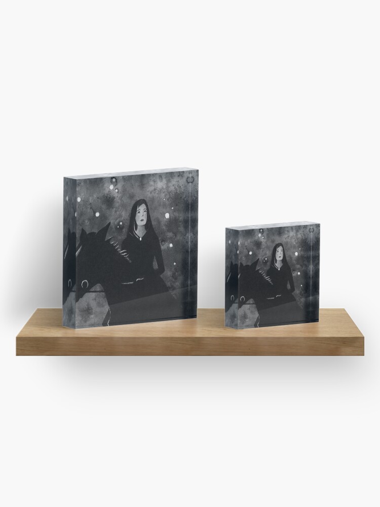 Alternate view of Nearly Starless Night Acrylic Block