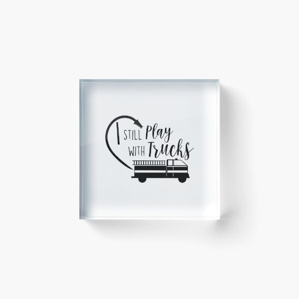 Item preview, I still Play with Trucks AMR Paramedic Funny Gift ER designed and sold by hadleydesigns.