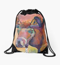 Early Morning Browser Drawstring Bag