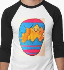 PEEK A BOO EASTER CHICK Men's Baseball ¾ T-Shirt