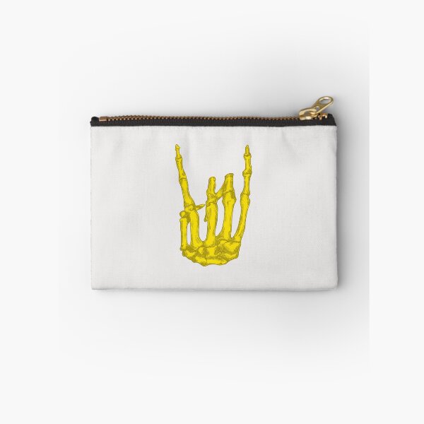 Item preview, Yellow Rock On Skeleton Hand designed and sold by BonesToAshes.