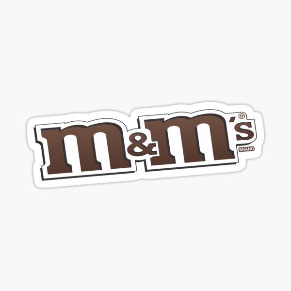 M Ms Stickers | Redbubble