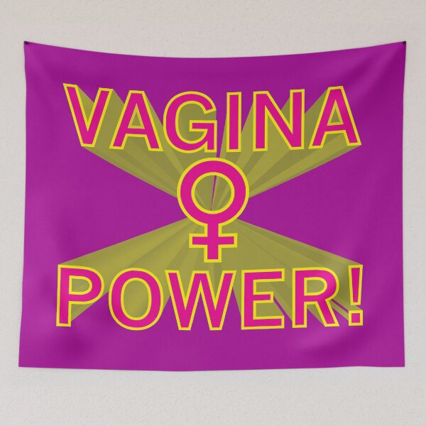 Item preview, Vagina Power designed and sold by wickedcartoons.