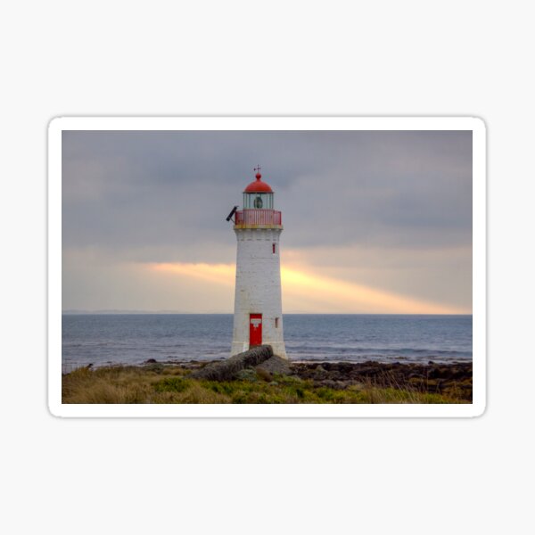 Item preview, Griffiths Island Lighthouse, Port Fairy, Victoria designed and sold by ChristineJayne.