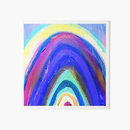 rainbow art Art Board Print