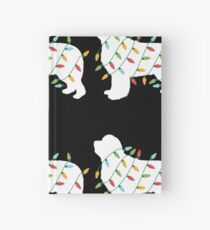 Christmas Lights Newfoundland T Shirt Gifts for Dog Lovers Hardcover Journal
