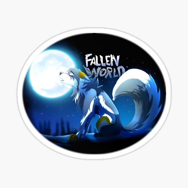 Fallen World: Sad Cassidy under the Moon Sticker