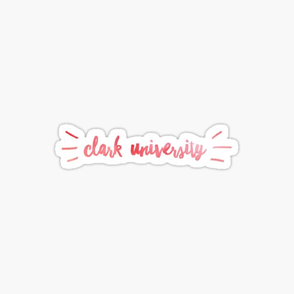 Clark University Sticker