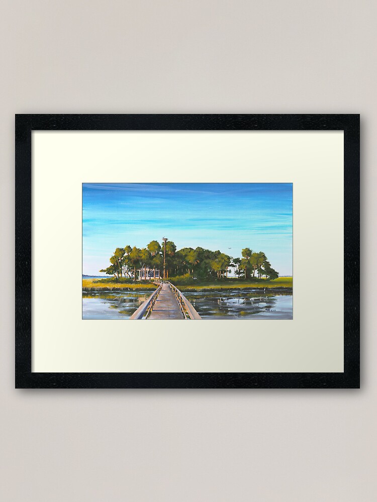 Pair-o-dice Island  Beaufort SC USA Art Print for Sale by Matthew  Campbell