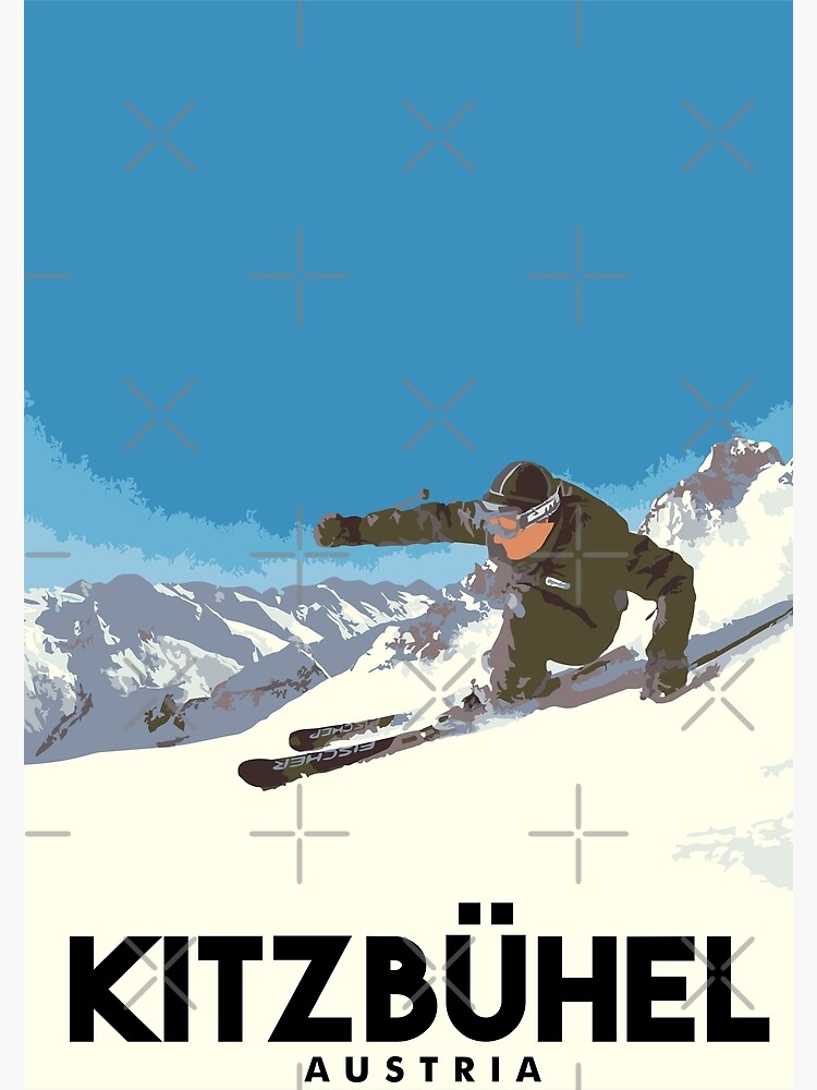 Thumbnail 3 of 3, Photographic Print, Ski Kitzbühel Austria designed and sold by inkDrop.