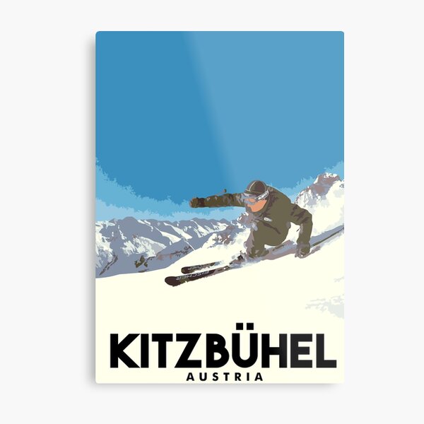 Ski Kitzbühel Austria Metal Print