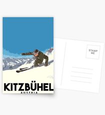 Ski Kitzbühel Austria Postcards