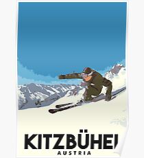 Ski Kitzbühel Austria Poster