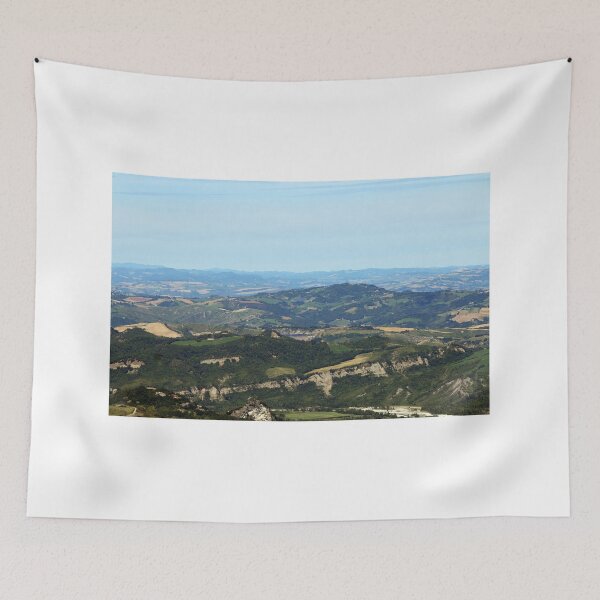 Item preview, hills and mountains San Marino Italy landscape summer season designed and sold by goceris.