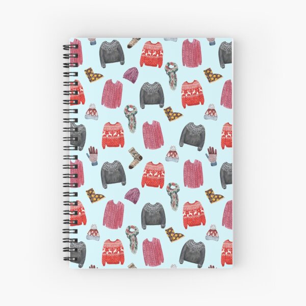 Wool collection - Christmas pattern Spiral Notebook