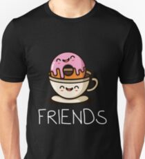 Donuts And Coffee Cute Best Friend Shirts For Women Unisex T-Shirt