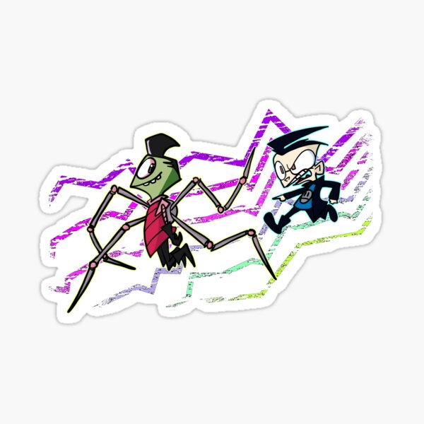 Item preview, Dib chasing Zim : designed and sold by NoBoStudios.