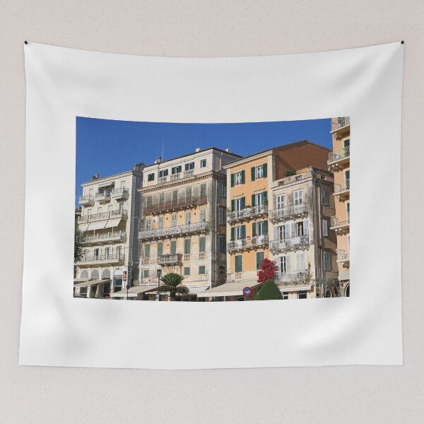 Item preview, old buildings Corfu town Greece designed and sold by goceris.