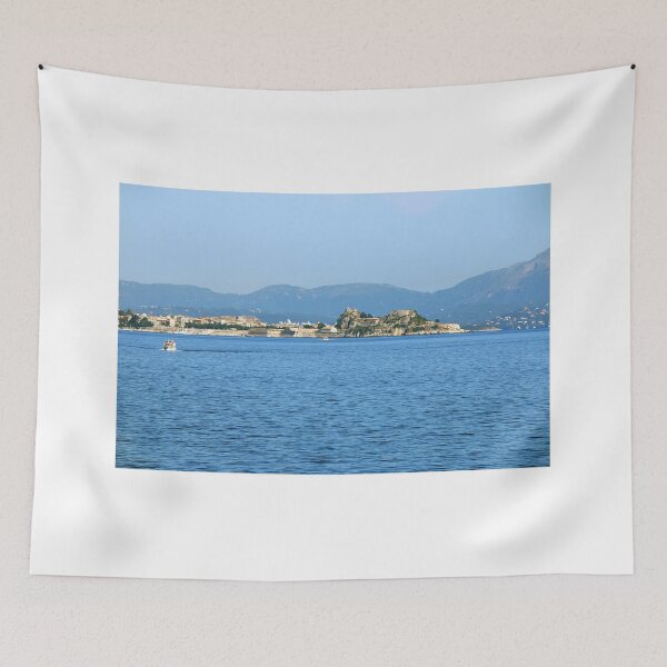Item preview, old fortress Corfu island landscape designed and sold by goceris.