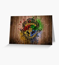 Harry Potter Wallpaper Greeting Card