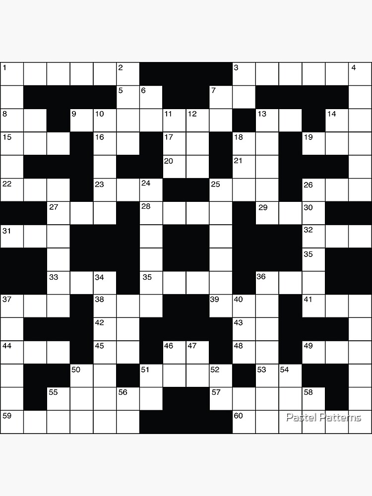 "Crosswords are Awesome" Poster for Sale by PastelPatterns Redbubble