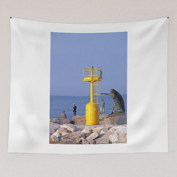 Item preview, lighthouse and woman monument Rimini Italy designed and sold by goceris.