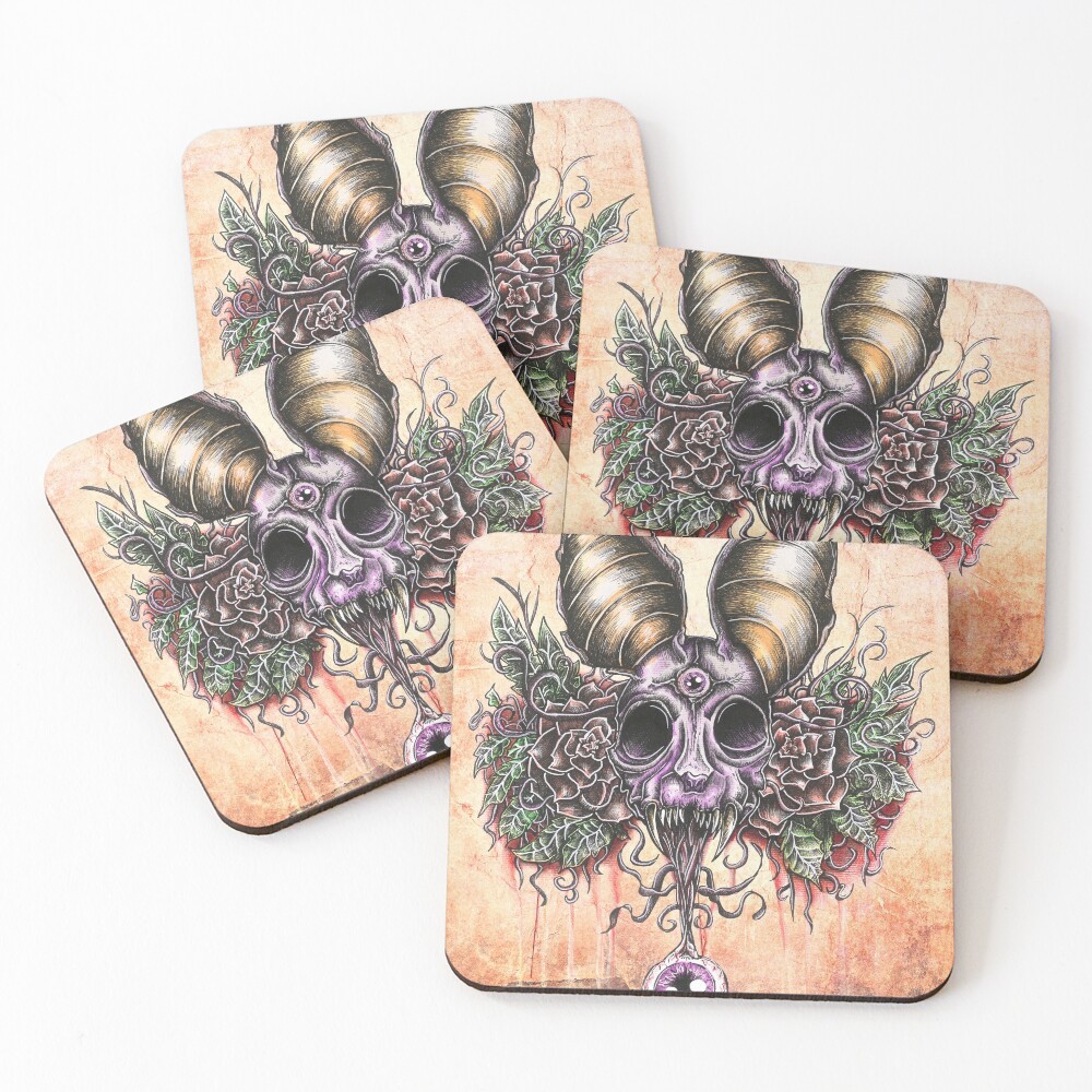 Item preview, Coasters (Set of 4) designed and sold by AbsurdART.