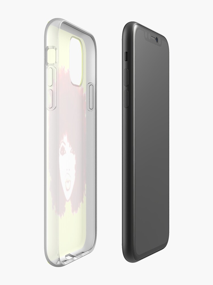 Alternate view of Autumn Afro Natural Hair Curly Hair Pretty Girl iPhone Case & Cover