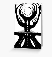 World Tree original painting Greeting Card