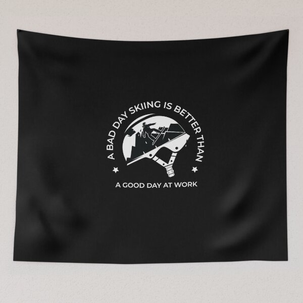 Item preview, A Bad Day Skiing Is Better Than A Good Day At Work designed and sold by MooonTees.