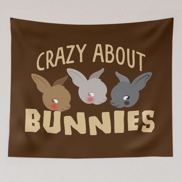 Item preview, Crazy about Bunnies  designed and sold by jazzydevil.