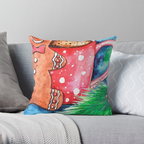gingerbread Throw Pillow