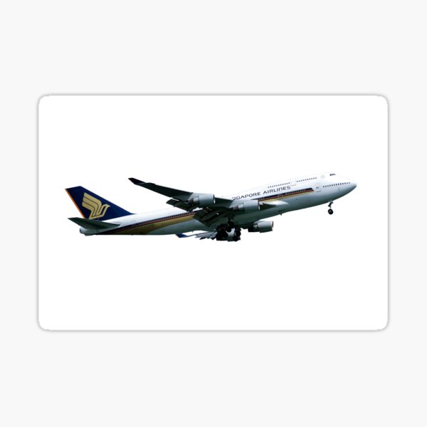 Singapore Airlines Boeing 747 Sticker