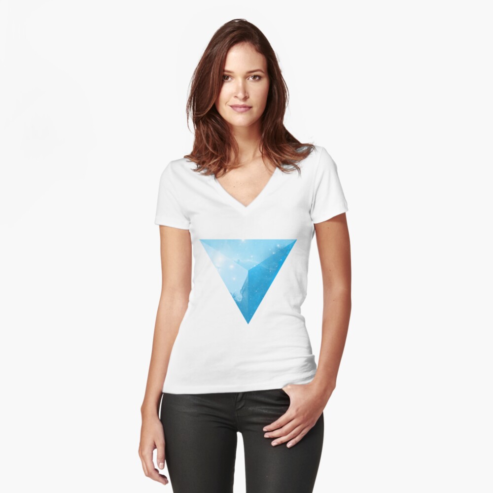 Item preview, Fitted V-Neck T-Shirt designed and sold by sjem.