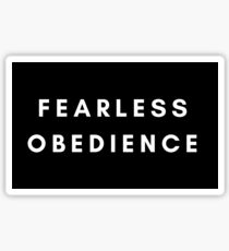 FEARLESS OBEDIENCE Sticker