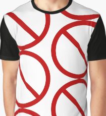 Do Not Enter Sign Graphic T-Shirt
