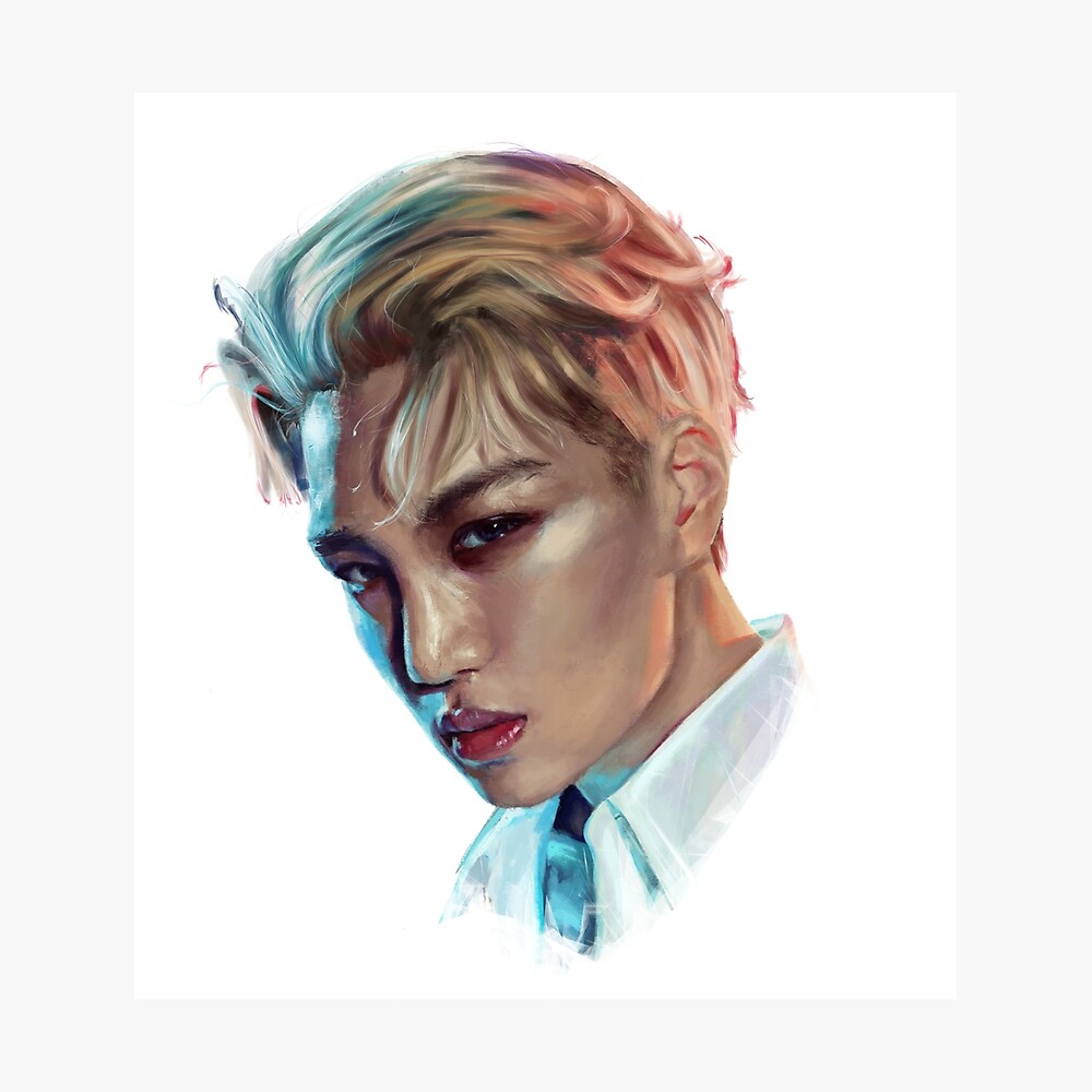 exo kai metal print by rebelshop redbubble