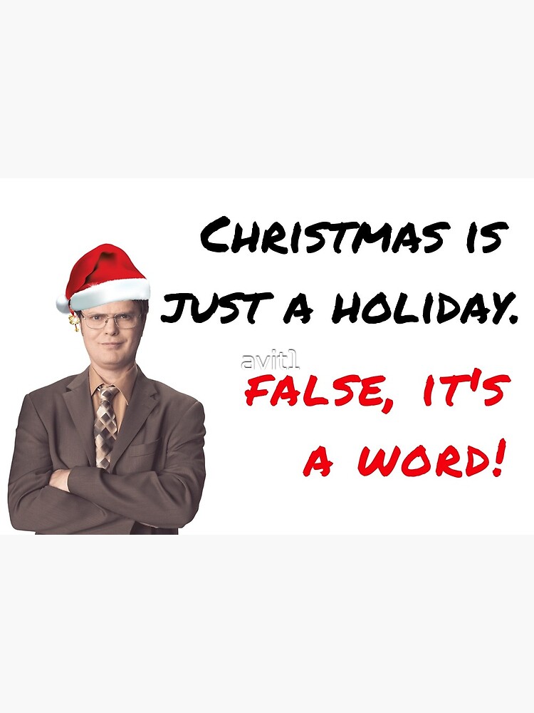 Dwight Schrute Christmas card, The Office Show Christmas, Xmas