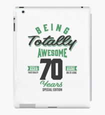 Vinilo o funda para iPad Impresionante 70 años