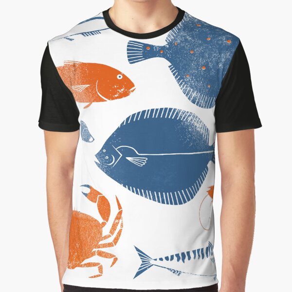 Cornish Fish Graphic T-Shirt