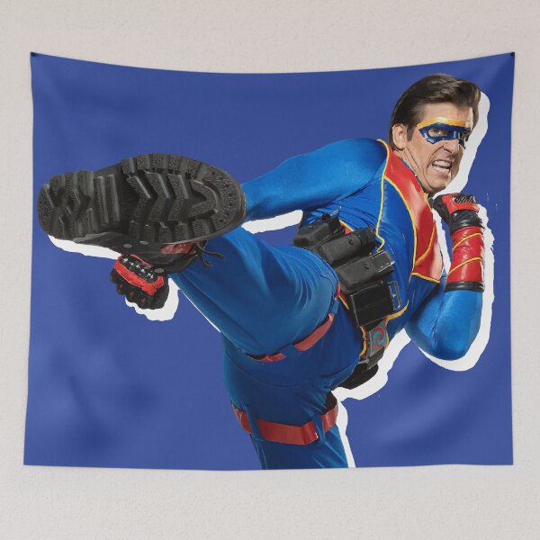 Item preview, Captain Man Action - Blue designed and sold by Linneke.